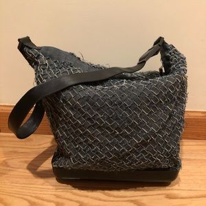 Bottega Veneta Vintage Intrecciato Denim Bag